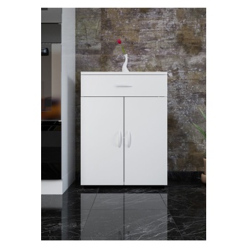 Banyo Dolabı Çekmeceli Ve 2 Kapaklı Çok Amaçlı Dolap Mutfak Dolabı Ofis Dolabı