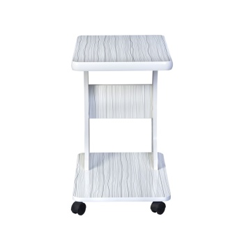 Tekerlekli C Yan Sehpa Laptop Sehpası % 100 Mdf Koltuk Yanı Sehpa