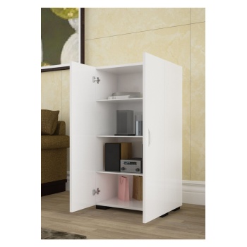 Çok Amaçlı Dolap Banyo Dolabı Mutfak Dolabı Kiler Kapaklı Raflı