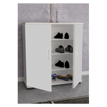 Ayakkabılık 2 Kapaklı Ayakkabı Dolabı Raflı