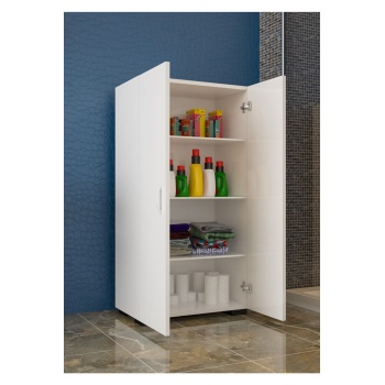 Ofis Dolabı Banyo Dolabı Mutfak Dolabı Kiler Kapaklı Raflı