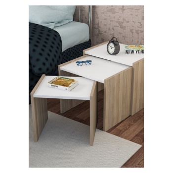 3lü  Zigon Sehpa Dikdörtgen