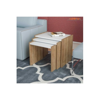 Saye 3 Lü Zigon Sehpa Takımı