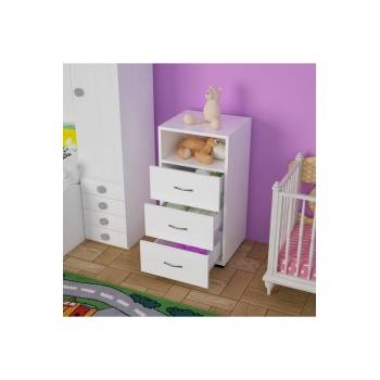 3 Çekmeceli Tek Gözlü Dar Şifonyer Ard-119