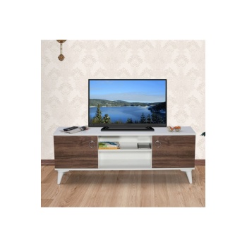 Iki Kapaklı Tv Sehpası Konsol Ofis Sehpası Tv Ünitesi