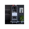 Silva Loya 1 Kapaklı 59,6 x 194,6 x 56 cm Mini Fırın Mikrodalga Dolabı Çok Amaçlı Mutfak Dolabı