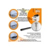 Birce L-65 X 87 X 48 Cm Kapaklı Set Ocak Altı Dolap Ve Baharat Rafı