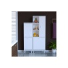MODİLAYN 95 x 165 x32.5cm Oyuncak Dolabı Çok Amaçlı Dolap Banyo Dolabı Çamaşır Dolabı Mutfak Dolabı