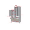 Mis Urla Yenice Banyo Dolabı Mutfak Dolabı Oyuncak Dolabı Çok Amaçlı Dolap 97 x 165 cm