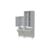 Forbest Inci 95 X 165 Cm Banyo Dolabı 3 Kapaklı Banyo Dolabı Çok Amaçlı Dolap