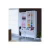 Alaçatı Inci 90x160x32 Banyo Dolabı Çok Amaçlı Dolap Kirli Çamaşır Sepetli Dolap