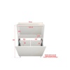 75 x 100 x 30cm 2 sepetli Kirli Çamaşır Dolabı Banyo Dolabı Çok Amaçlı Dolap Mutfak Dolabı