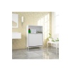 75 x 100 x 30cm 2 sepetli Kirli Çamaşır Dolabı Banyo Dolabı Çok Amaçlı Dolap Mutfak Dolabı