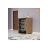 ARD-112 70 x76x 32 cm Ayakkabılık Antre Ayakkabılık Çok Amaçlı Dolap Ayakkabı Dolabı-CEVİZ