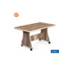 Eliusta Tekerlekli Mdf Masa %100 Mdf Orta Sehpa Salon Masa Sehpa