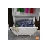 Tek Kapaklı Sepetli Banyo Dolabı