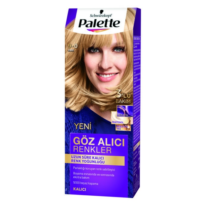 Palette Natural Göz Alıcı 9-0 Sarı