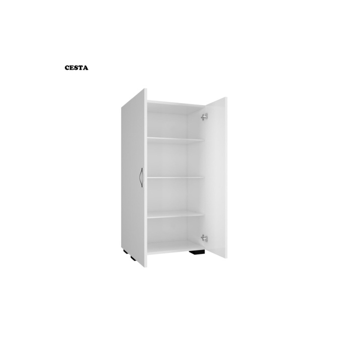 54 x 110 x 32 cm Kiler Dolabı Ofis Dolabı Çok Amaçlı Ofis Dolabı 2 Kapaklı Banyo Dolabı