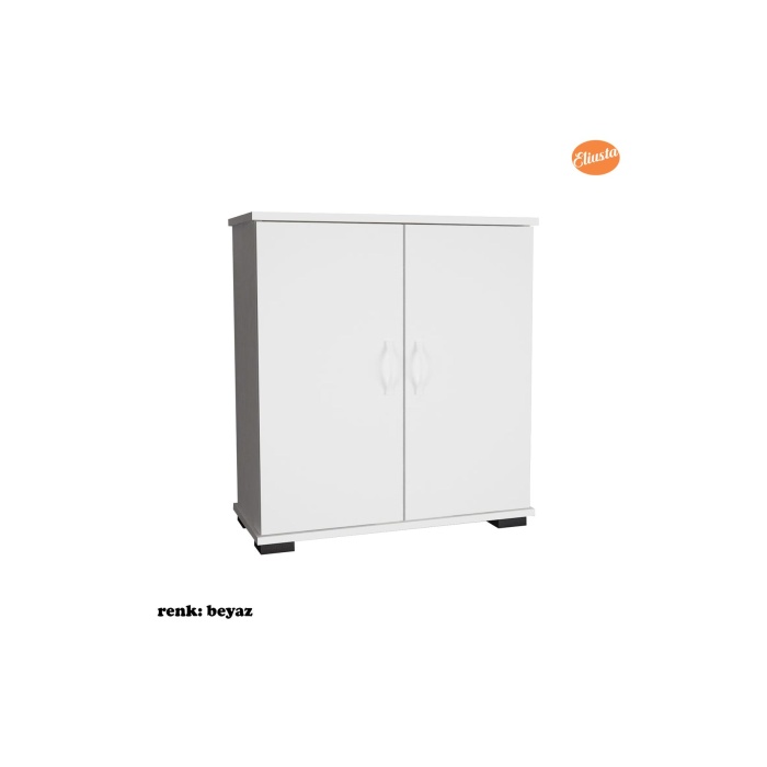 ARD-112 70 x76x 32 cm Ayakkabılık Antre Ayakkabılık Çok Amaçlı Dolap Ayakkabı Dolabı-BEYAZ