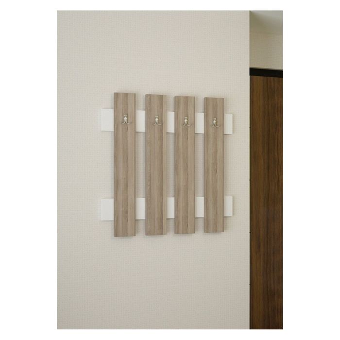 MODİLAYN 70 x 70 x 4 cm Duvar Askılığı Portmanto Antre Askılığı