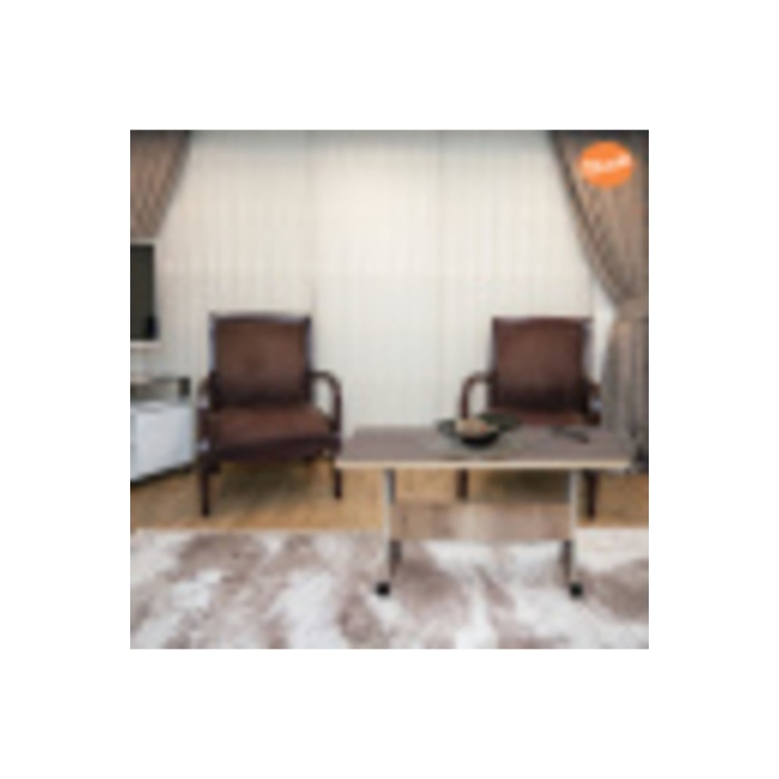 Eliusta Tekerlekli Mdf Masa %100 Mdf Orta Sehpa Salon Masa Sehpa