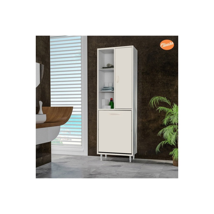 Sepetli Mutfak Dolabı Kirli Çamaşır Dolabı Sepetli Banyo Dolabı Oyuncak Dolabı