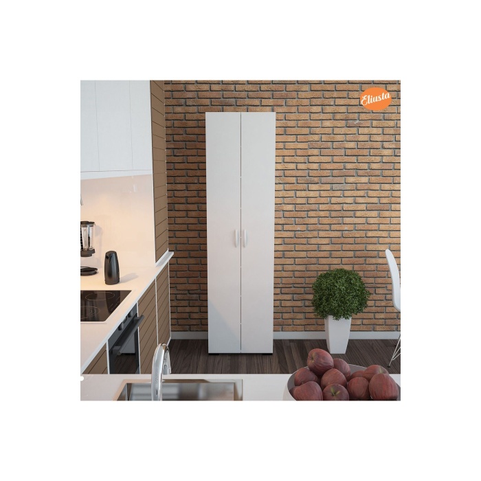 Sekiz Raflı Cokamaclı Dolap Mutfak Dolabı Banyo Dolabı Ofis Dolabı
