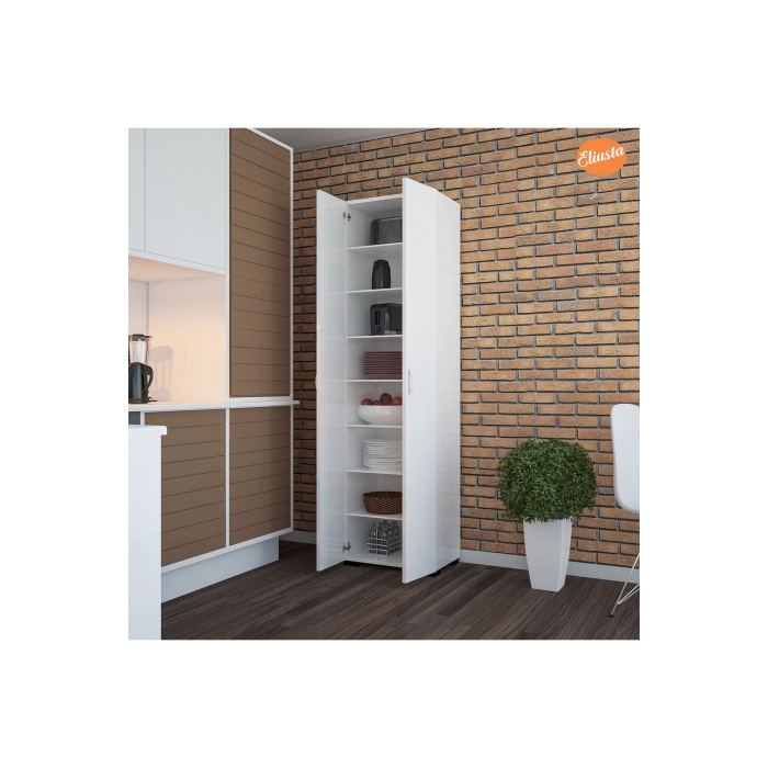 Sekiz Raflı Cokamaclı Dolap Mutfak Dolabı Banyo Dolabı Ofis Dolabı