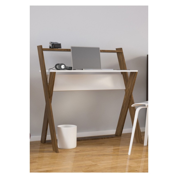 X Çalışma Masası Bilgisayar Masası Ofis Masası Bölmeli Laptop Masası