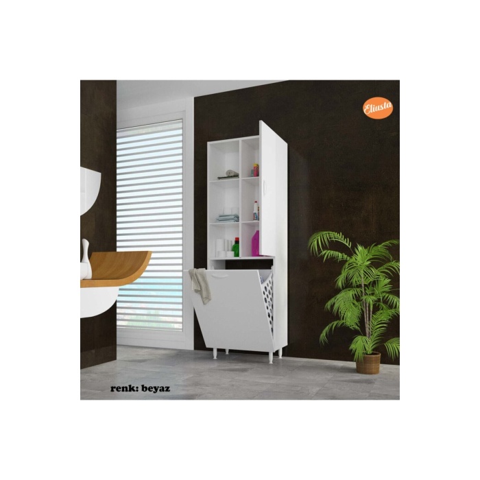 Mutfak Dolabı Kirli Çamaşır Dolabı Düşer Kapalı Banyo Dolabı Çok Amaçlı Dolap