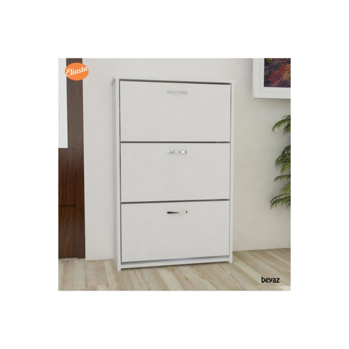Duser Kapaklı Ayakkabılık Dolabı 3 Kapaklı Ayakkabı Dolabı