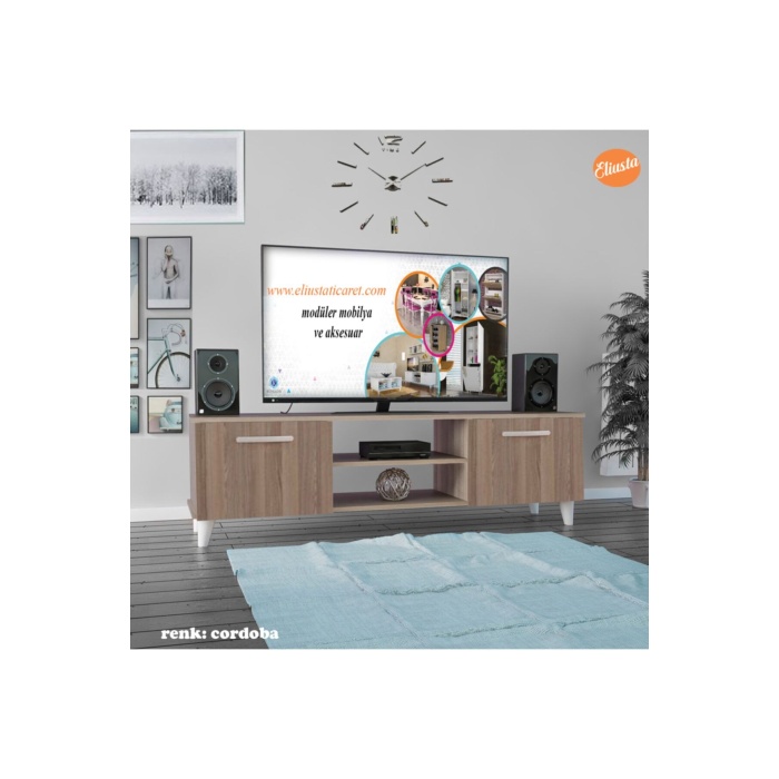 Tv Ünitesi Raflı Lcd Sehpası Televizyon Tv Sehpası