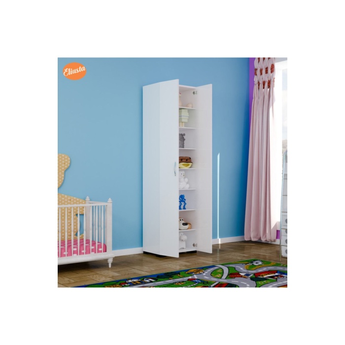 Çok Amaçlı Dolap Mutfak Dolabı Banyo Dolabı Çocuk Odası Dolabı 8 Raflı Dolap