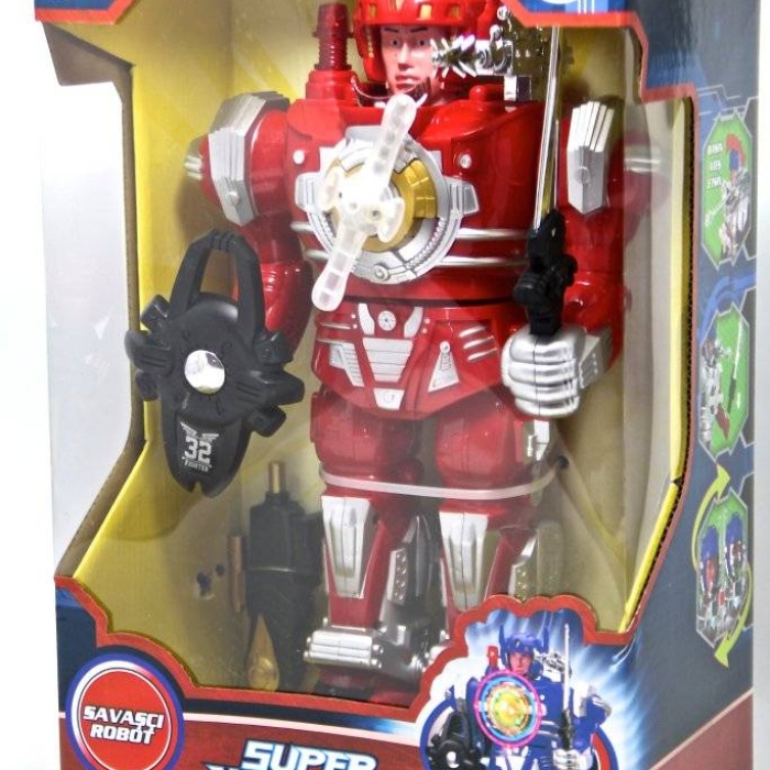 Kutulu Pilli Süper Savaşçı Büyük Robot Oyuncak VAR-N63/797-131/132