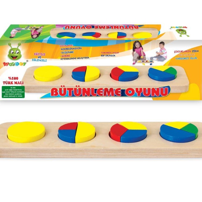 Woodoy Ahşap Bütünleme Oyunu Oyuncak KT-KR032