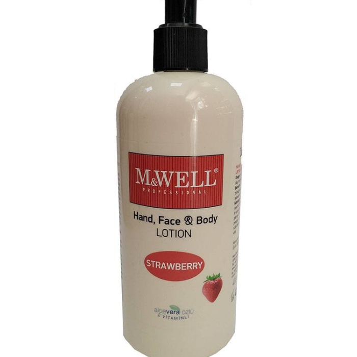 M&Well El ve Vücut Losyonu Çilek 400 ML