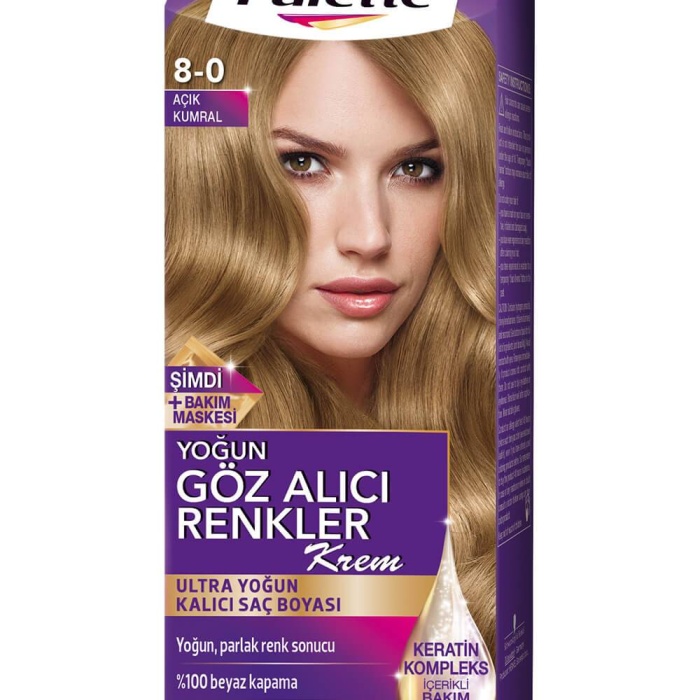 Palette Natural Göz Alıcı 8-0 Koyu Sarı