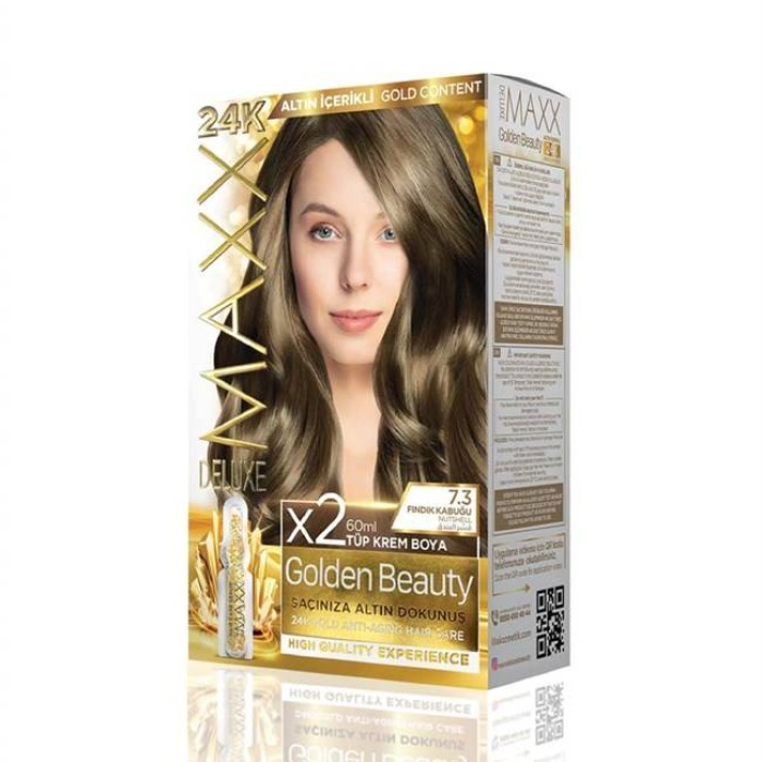 Maxx Deluxe  Set Boya Golden Altın İçerikli  7.3 Fındık Kabuğu