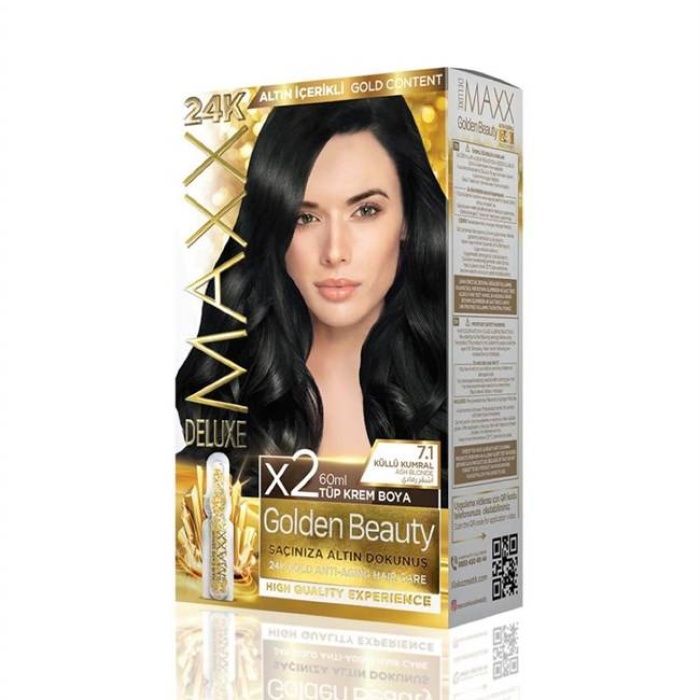 Maxx Deluxe  Set Boya Golden Altın İçerikli  7.1 Küllü Kumral