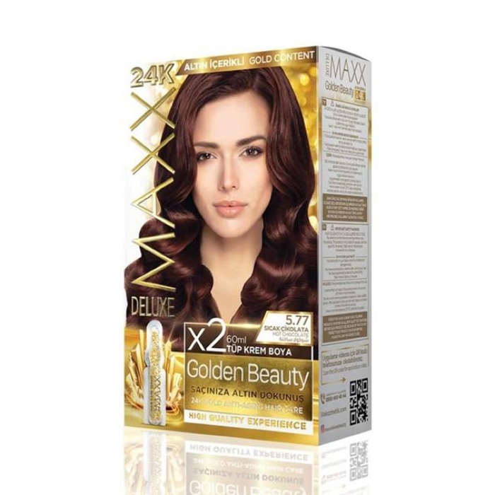 Maxx Deluxe  Set Boya Golden Altın İçerikli  5.77 Sıcak Çikolata