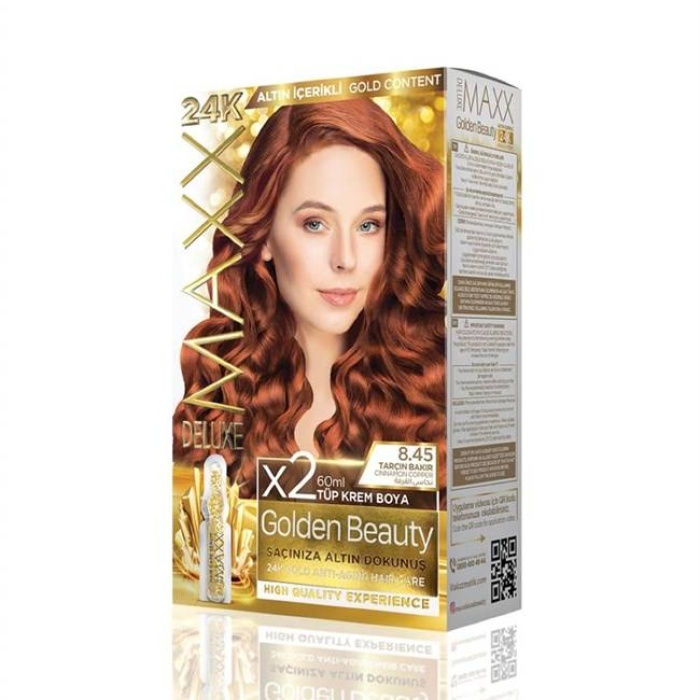 Maxx Deluxe  Set Boya Golden Altın İçerikli 8.45 Tarçın Bakır