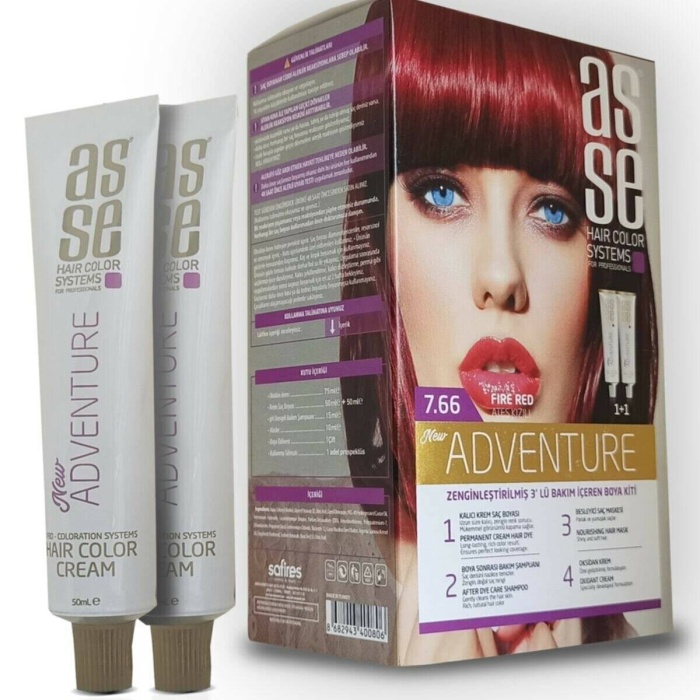 Asse Set Boya 7.66 Ateş Kızılı