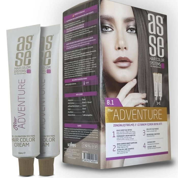 Asse Set Boya 8.1 Açık Küllü Kumral