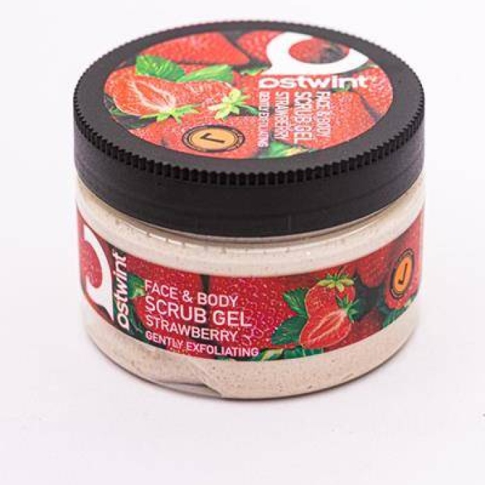 Ostwint Face Body Scrub Gel Strawbarry 300 ML