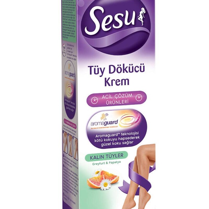 Sesu Tüy Dökücü Krem Kalın Tüy 100 ML