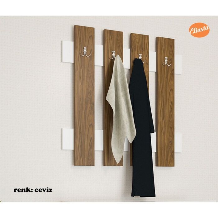 ARD145 4 lü Duvar Askılığı Portmanto Askılık