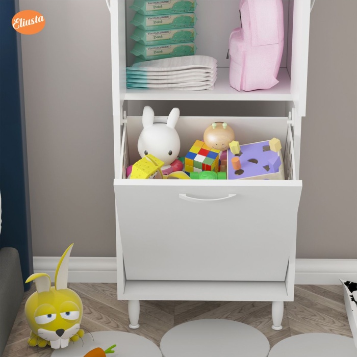 Sepetli ve Iki Kapaklı Mutfak Dolabı