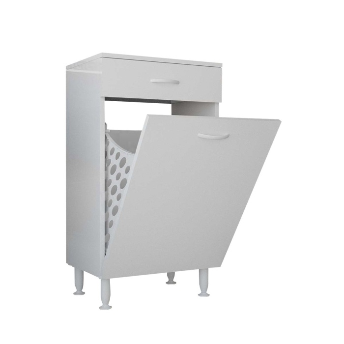 Ard129 45x80 cm Tek Çekmeceli ve Sepetli Mutfak Dolabı