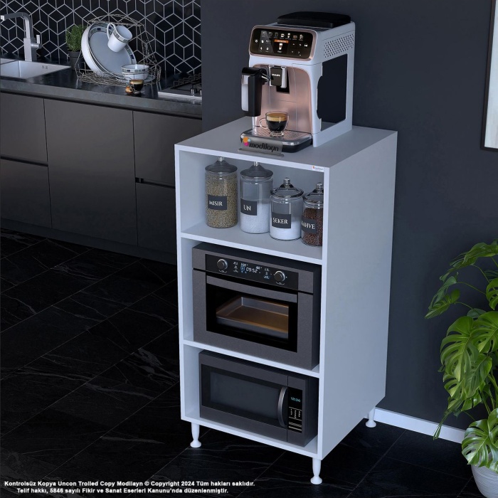 Silva 59,6 X 119,2 X 56 Cm Ankastre Fırın Ve Mutfak Dolabı