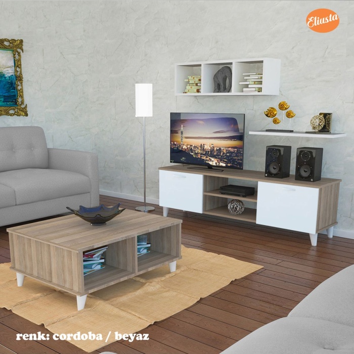 Tv Ünitesi Takımı 3 Lü Set